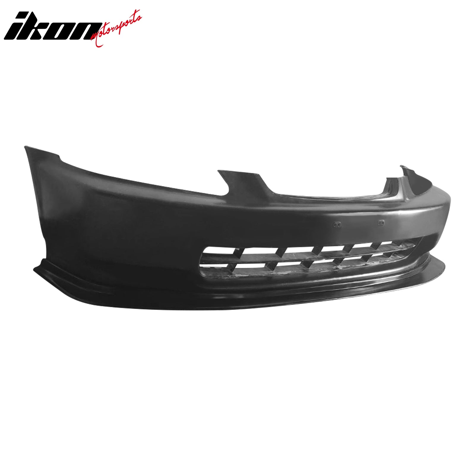 Fits 96-98 Honda Civic DP Style Front Bumper Lip Spoiler Kit Unpainted Black PU