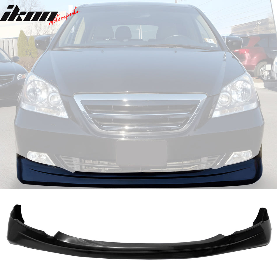 2005-2007 Honda Odyssey Unpainted Black Front Bumper Lip Spoiler PU