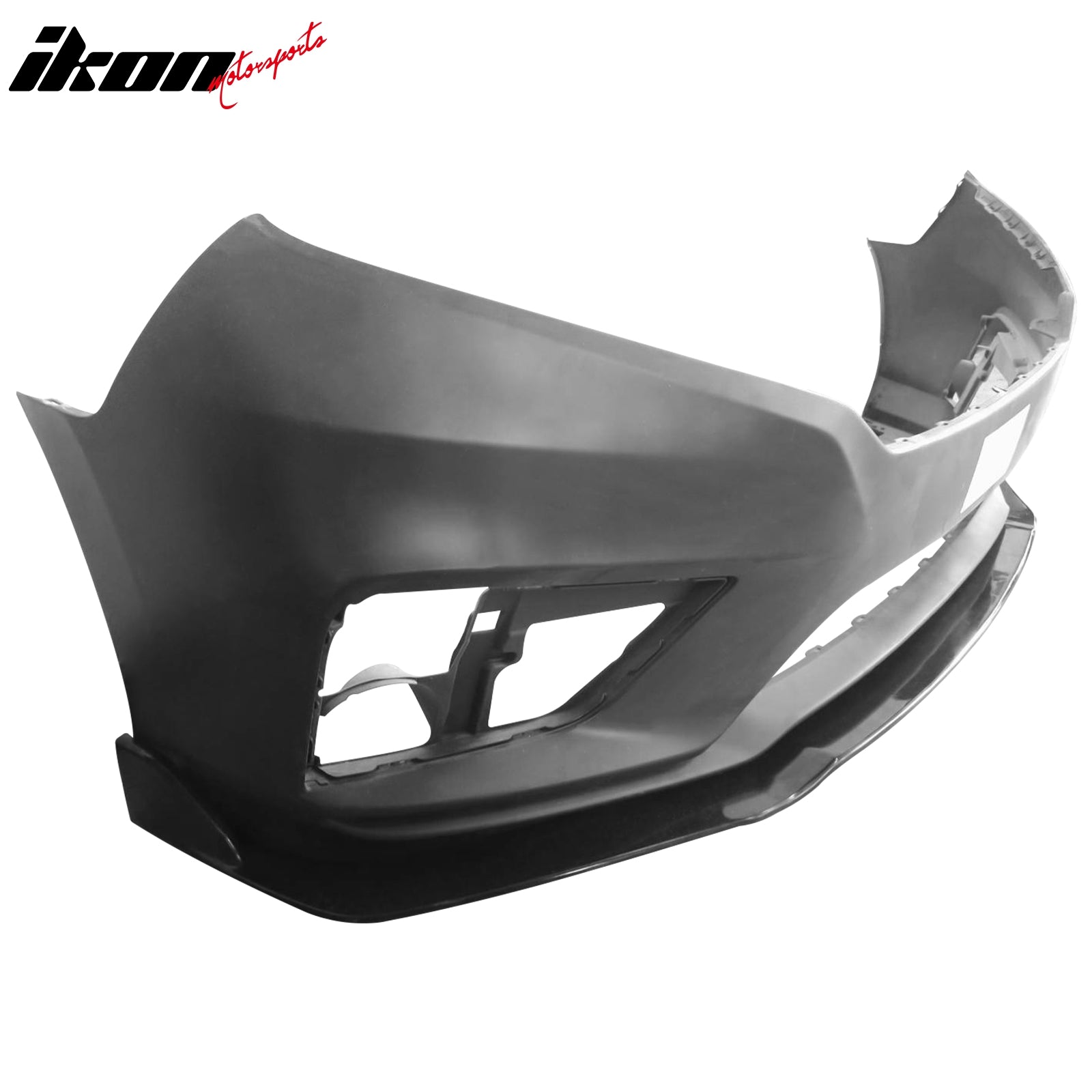 Fits 18-20 Honda Odyssey STL Style Front Bumper Lip Spoiler Unpainted Black PU