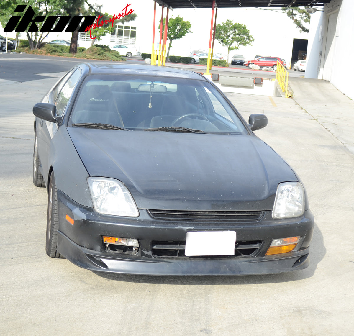 Fits 97-01 Honda Prelude Front Bumper Lip Unpainted PU IKON Spoiler Splitter