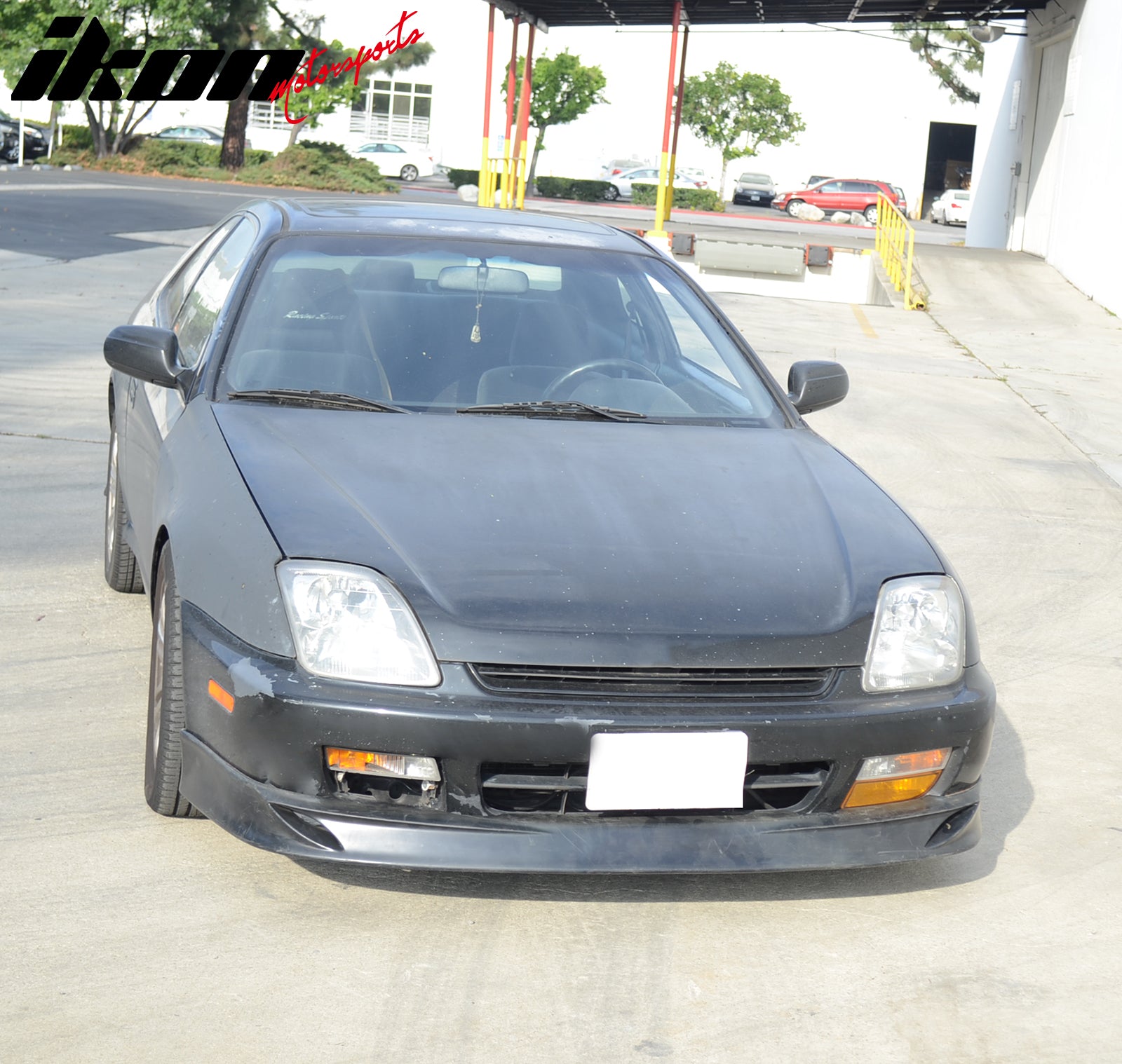 Fits 97-01 Honda Prelude Front Bumper Lip Unpainted PU IKON Spoiler Splitter