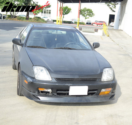 Fits 97-01 Honda Prelude Front Bumper Lip Unpainted PU IKON Spoiler Splitter