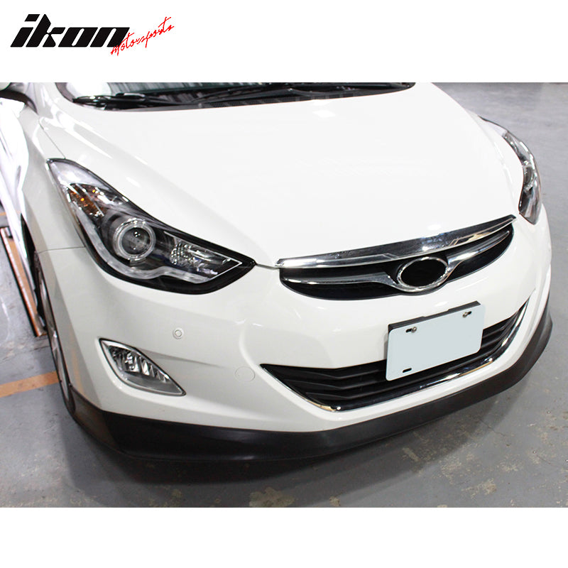 Fits 10-14 Hyundai Elantra OE Style Front Bumper Lip Spoiler PP