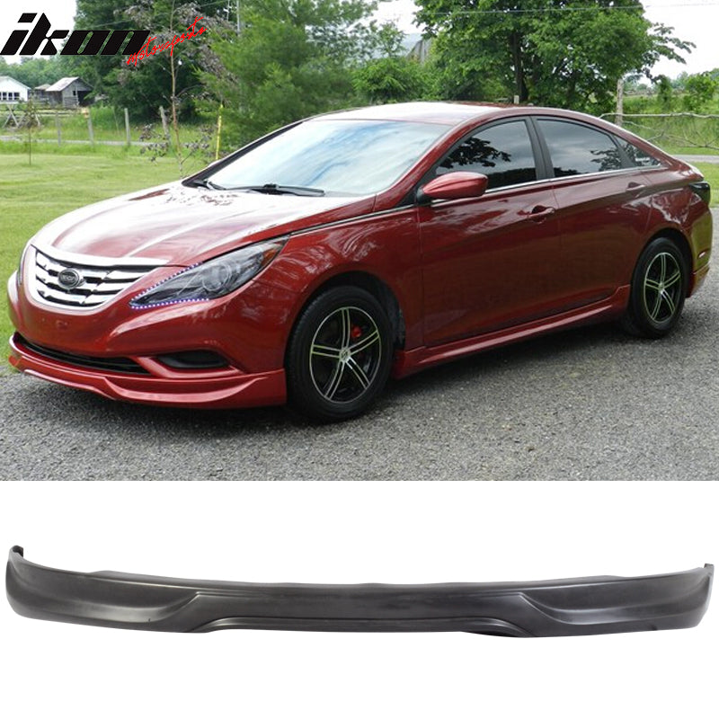 2011-2014 Hyundai Sonata IX Style Front Bumper Lip Chin Unpainted PU