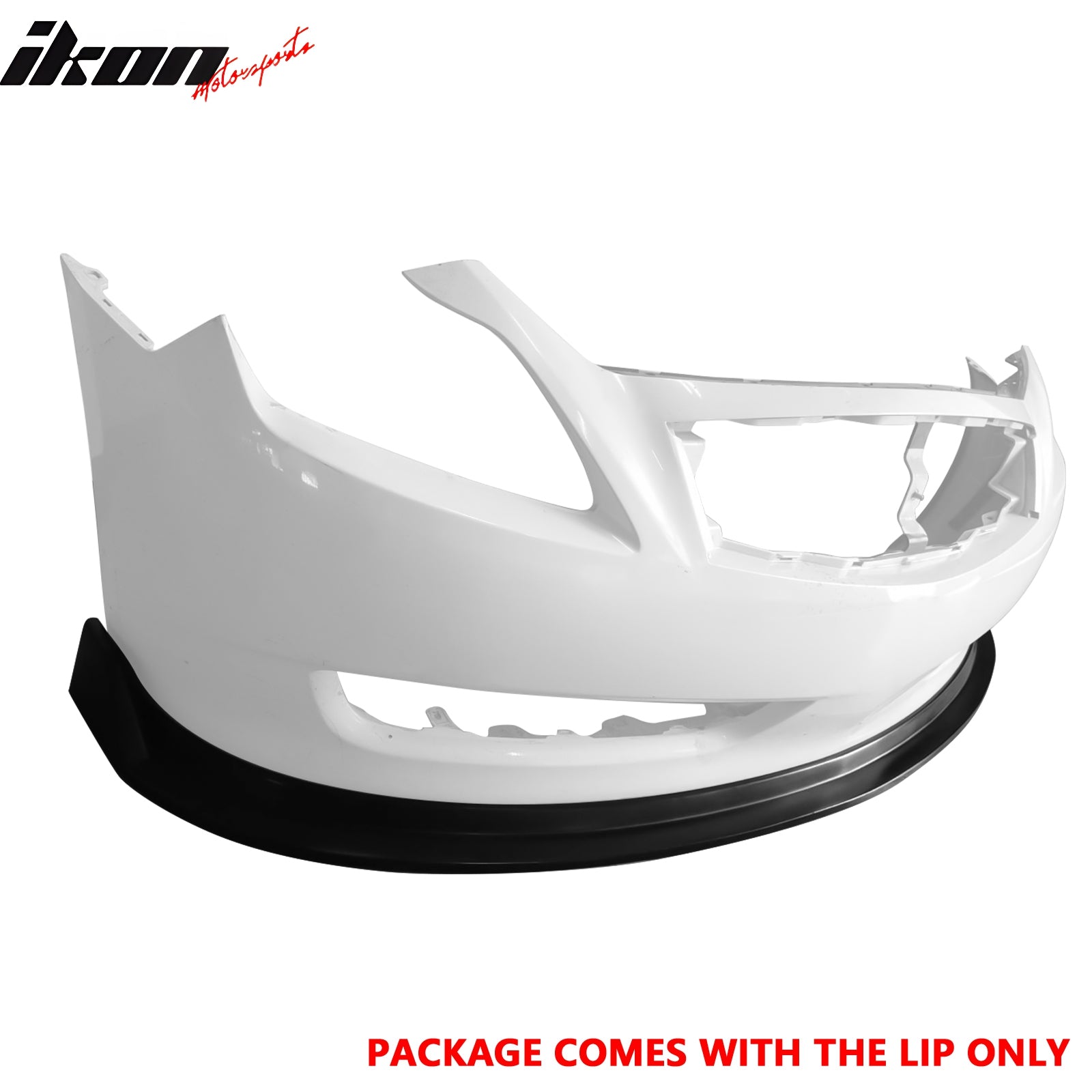 For 07-09 Infiniti G37 2DR MDA V2 Style PU Black Front Bumper Lip Lower Splitter