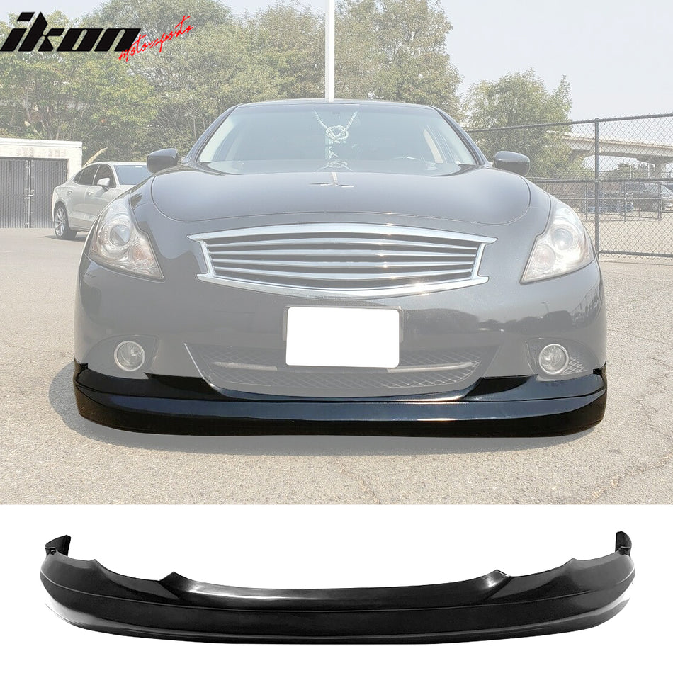 2010-2013 Infiniti G37 Sedan 4Dr GL Style Front Lip Lower Spoiler - PU