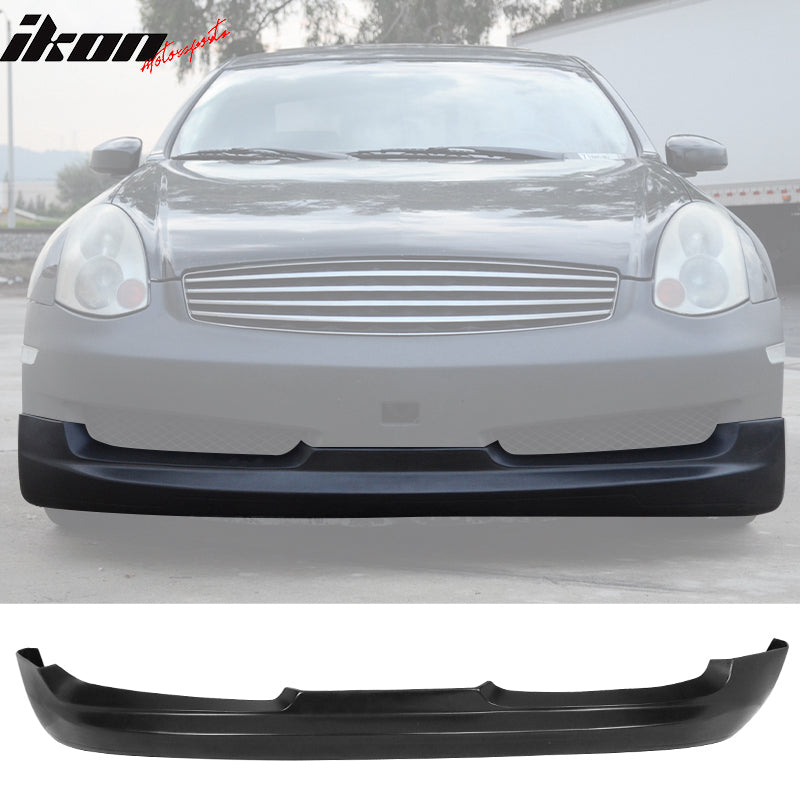 2006-2007 Infiniti G35 Coupe 2Dr Sport G Style Front Bumper Lip PU