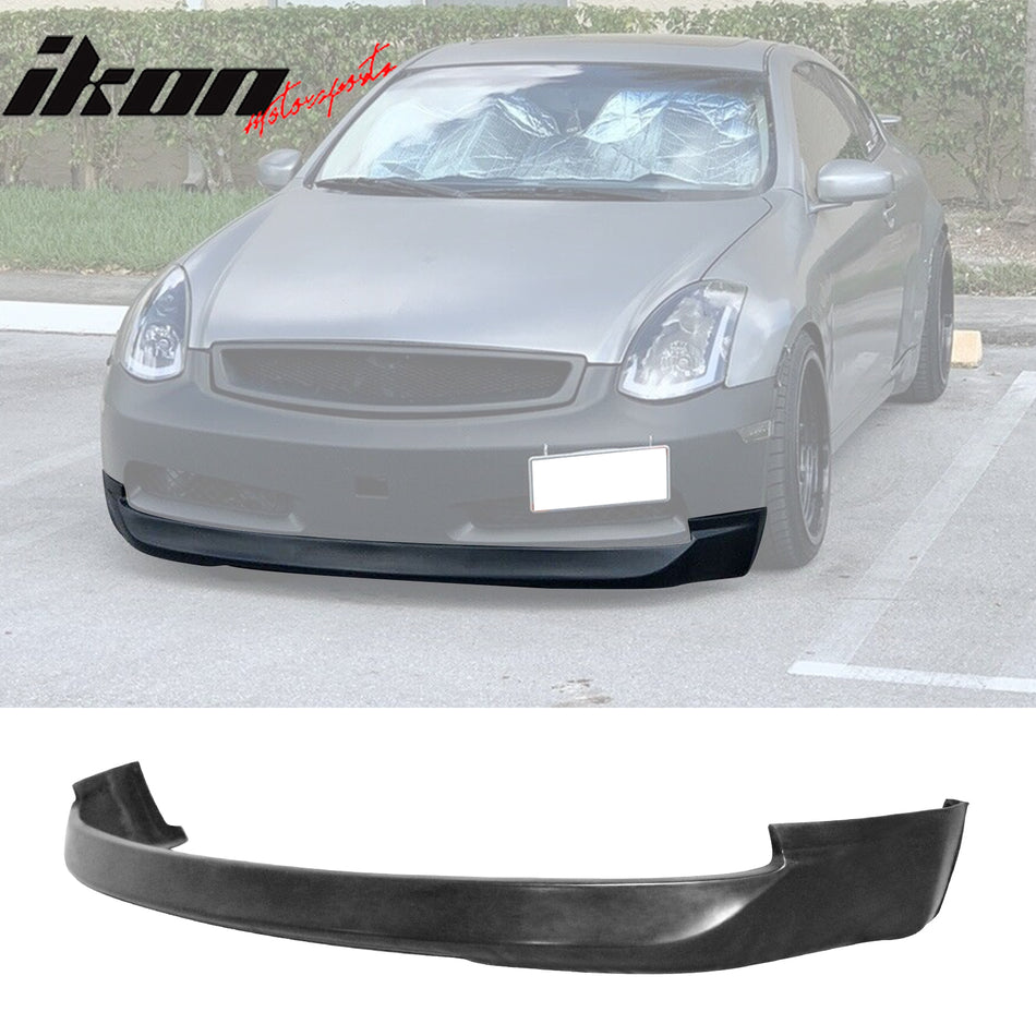 2003-2007 Infiniti G35 Coupe 2Dr INGS Front Lip Splitter Spoiler PU