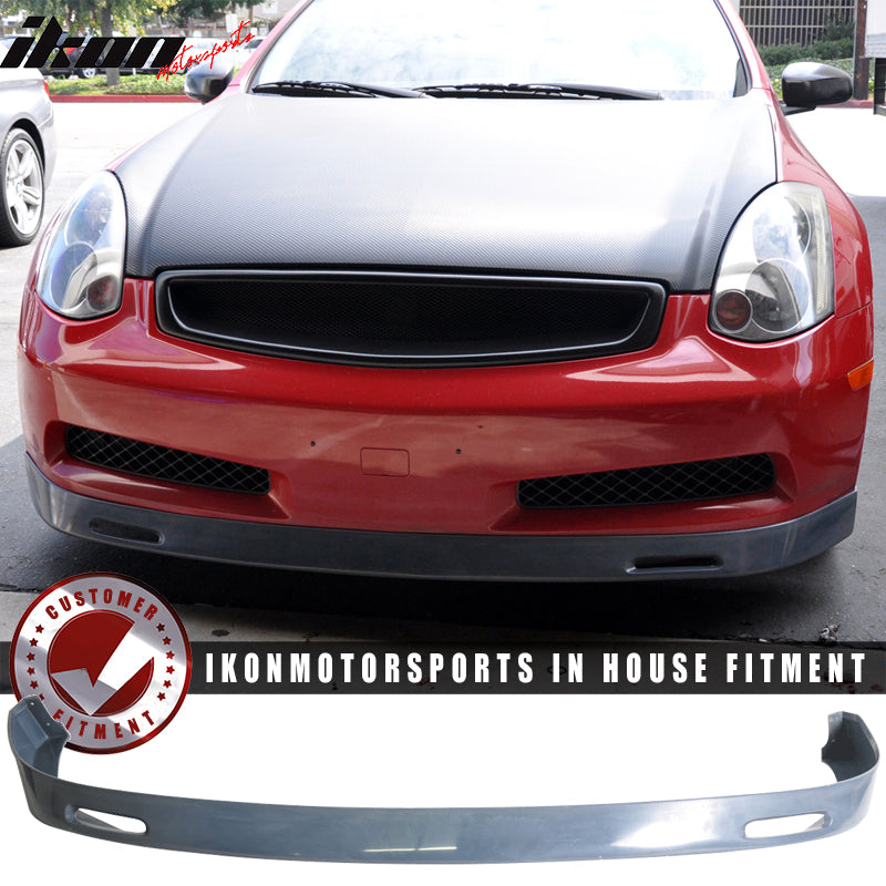 2003-2007 Infiniti G35 Coupe 2Dr BYS Front Bumper Lip Spoiler PU