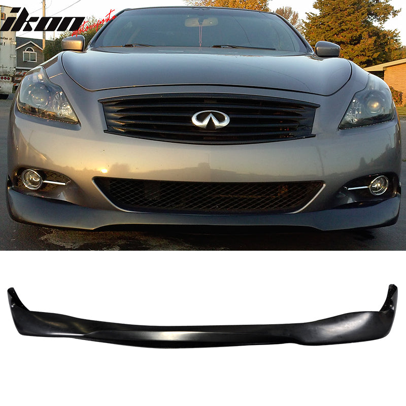 2008-2013 Infiniti G37 Coupe 14 Q60 EVO Front Bumper Lip Spoiler PU