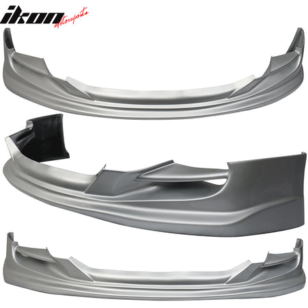 Fits 08-14 Infiniti G37 Front Bumper Lip Painted Liquid Platinum Metallic #K23