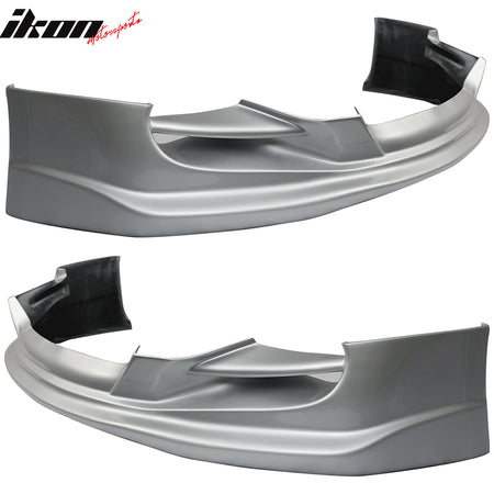 Fits 08-14 Infiniti G37 Front Bumper Lip Painted Liquid Platinum Metallic #K23