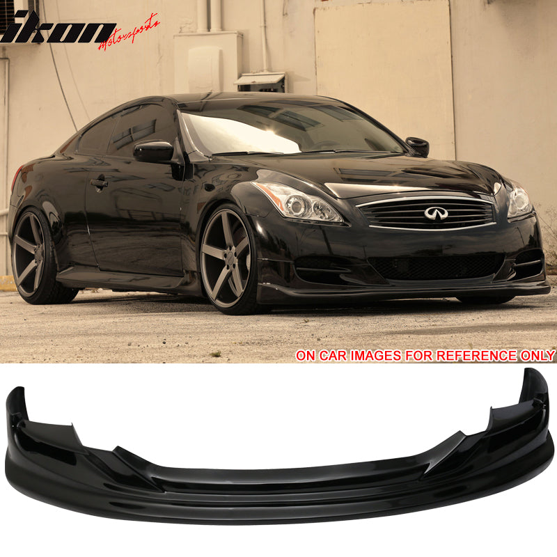 2008-2014 infiniti G37 Coupe TS Paint Black Obsidian #KH3 Front Lip PU