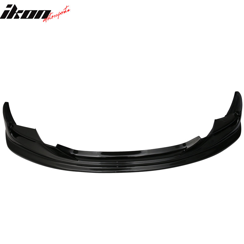 For 08-14 Infiniti G37 Coupe TS Style Front Bumper Lip Painted KH3 Black Spoiler