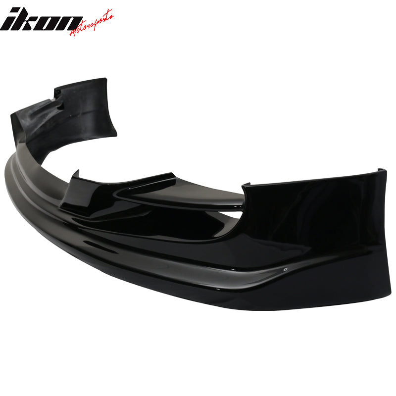 For 08-14 Infiniti G37 Coupe TS Style Front Bumper Lip Painted KH3 Black Spoiler