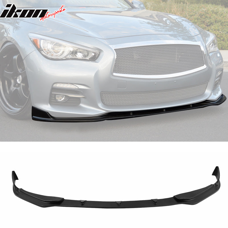 2014-2017 Infiniti Q50 Base Model T Style Front Bumper Spoiler PU