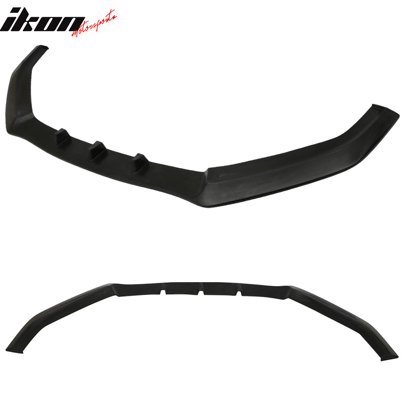 Fits 17-20 Infiniti Q60 IKON V3 Style Front Bumper Lip Spoiler Splitter Chin PU