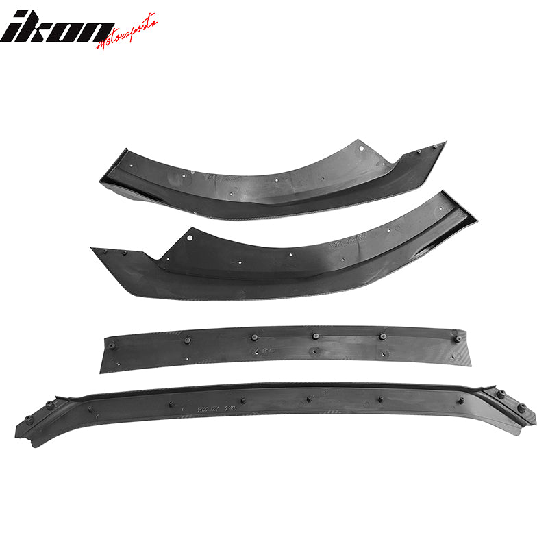 Fit 21-24 Kia K5 GT-Line Sedan PP 3PCS Front Bumper Lip Spoiler