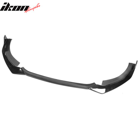 Fit 21-24 Kia K5 GT-Line Sedan PP 3PCS Front Bumper Lip Spoiler Gloss Black