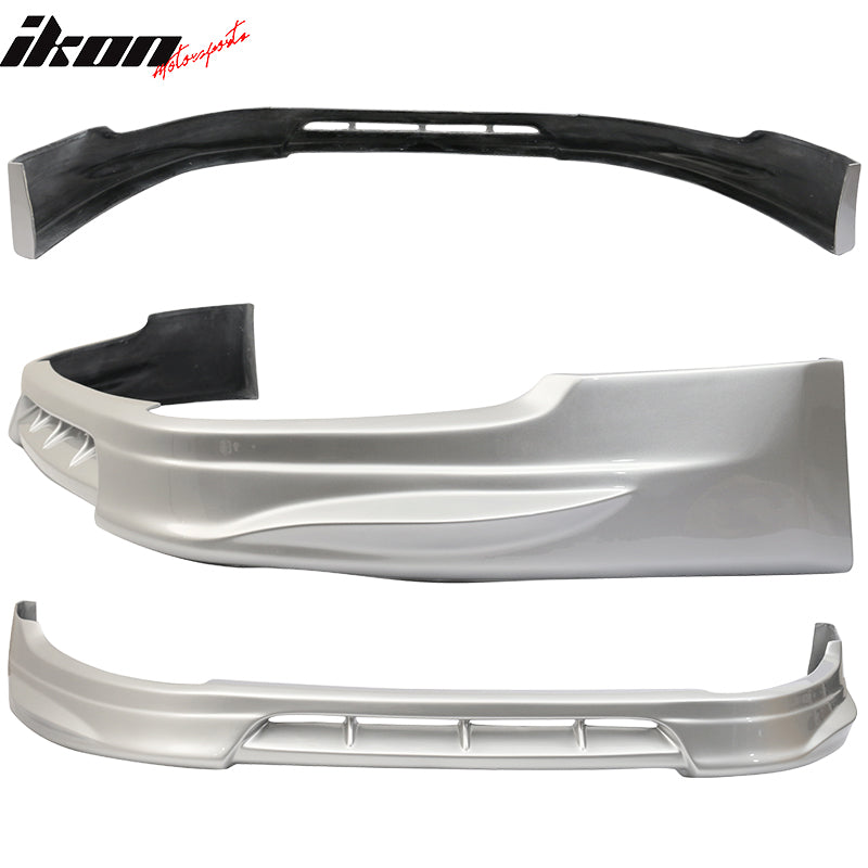 Pre-painted Front Bumper Lip Compatible With 2010-2013 Kia Optima SX, DS Style PU Painted Front Lip Spoiler Splitter by IKON MOTORSPORTS, 2011 2012