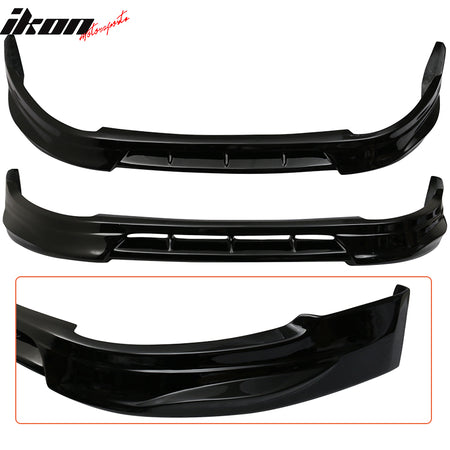 Pre-painted Front Bumper Lip Compatible With 2010-2013 Kia Optima SX, DS Style PU Painted Front Lip Spoiler Splitter by IKON MOTORSPORTS, 2011 2012