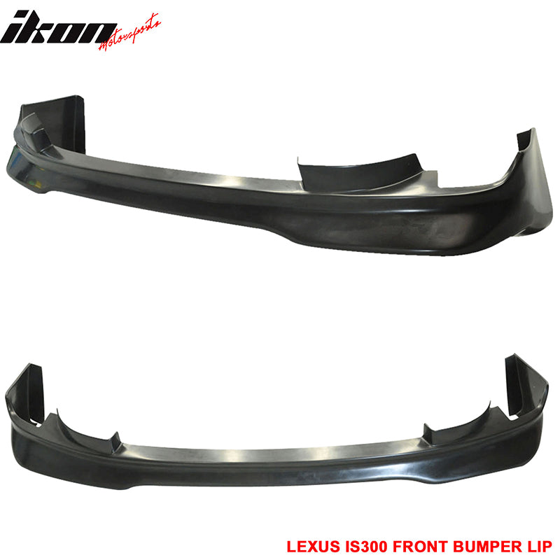 Fits 01-05 Lexus IS300 AMS Style Front Bumper Lip Spoiler Unpainted - PU