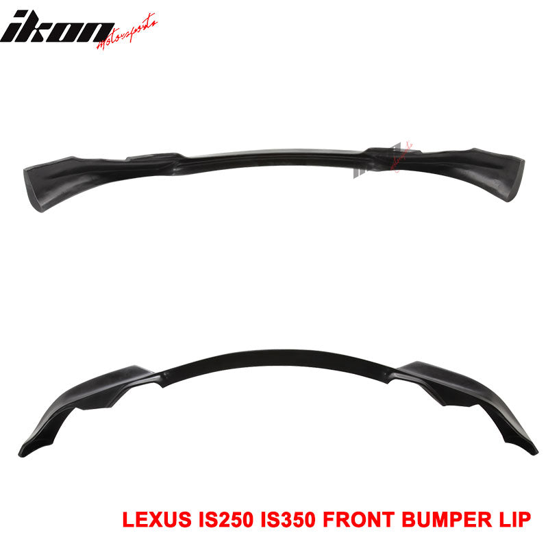 Fits 06-08 Lexus IS250 IS350 IKON Style Front Bumper Lip Spoiler Unpainted PU