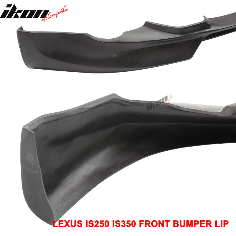 Fits 06-08 Lexus IS250 IS350 IKON Style Front Bumper Lip Spoiler Unpainted PU