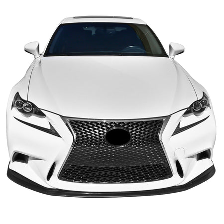 Fits 14-16 Lexus IS250 IS300 IS350 F Sport Front Bumper Lip Matte Black - PP