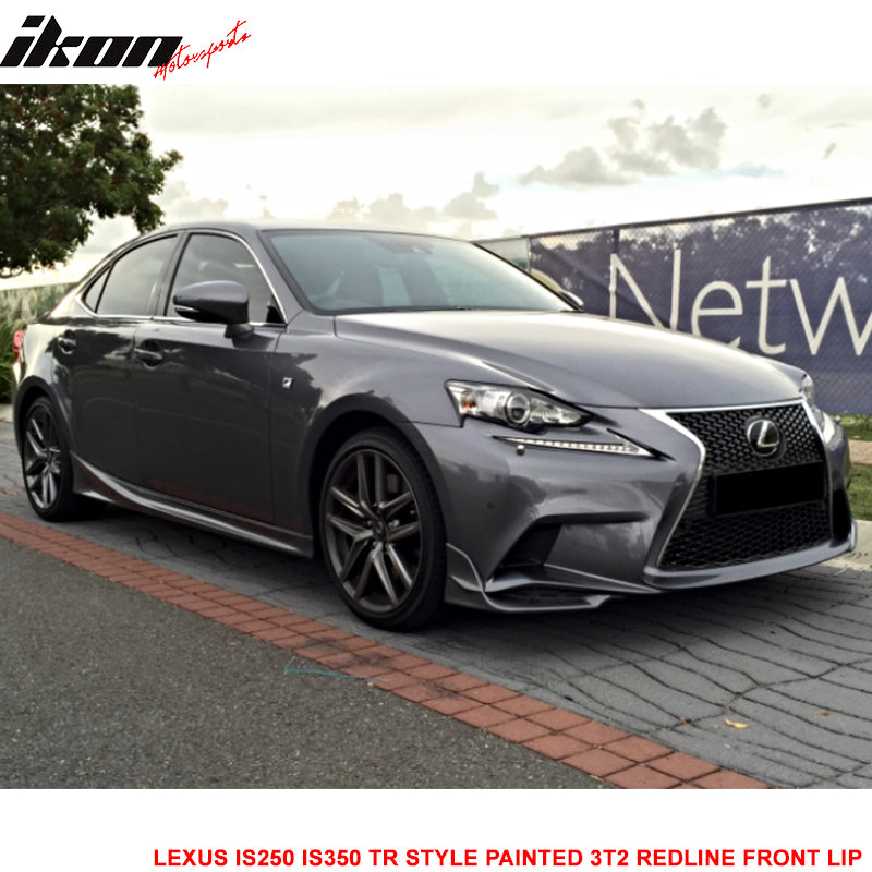 Compatible With 2014-2016 Lexus IS250Front Lip Splitters