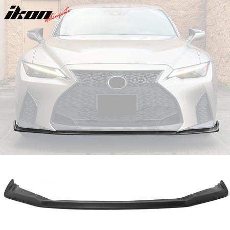 Fits 21-23 Lexus IS350 F Sport Sedan IKON ABS Front Bumper Lip