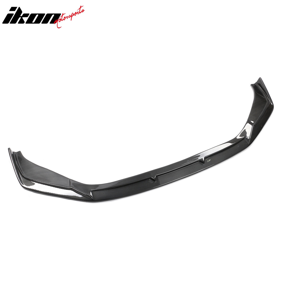 IKON MOTORSPORTS Front Bumper Lip, Compatible with 2021-2024 Lexus IS350 IS300 F Sport, IKON V2 Style ABS Plastic Air Dam Chin Spoiler Protector Splitter 1PC