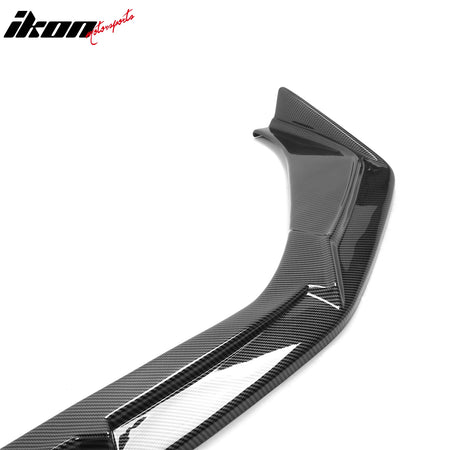 IKON MOTORSPORTS Front Bumper Lip, Compatible with 2021-2024 Lexus IS350 IS300 F Sport, IKON V2 Style ABS Plastic Air Dam Chin Spoiler Protector Splitter 1PC