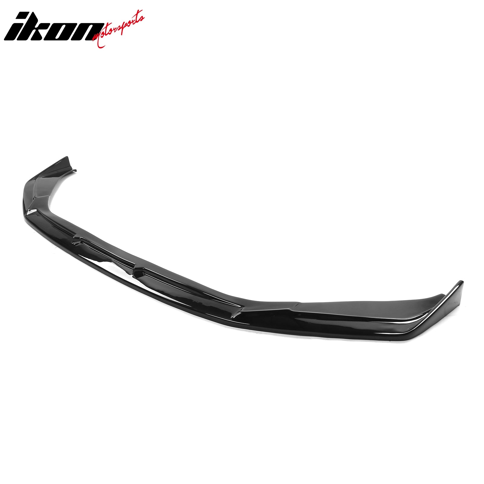 IKON MOTORSPORTS Front Bumper Lip, Compatible with 2021-2024 Lexus IS350 IS300 F Sport, IKON V2 Style ABS Plastic Air Dam Chin Spoiler Protector Splitter 1PC