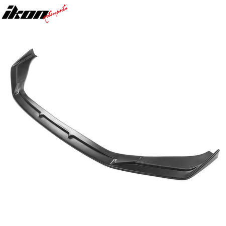 IKON MOTORSPORTS Front Bumper Lip, Compatible with 2021-2024 Lexus IS350 IS300 F Sport, IKON V2 Style ABS Plastic Air Dam Chin Spoiler Protector Splitter 1PC