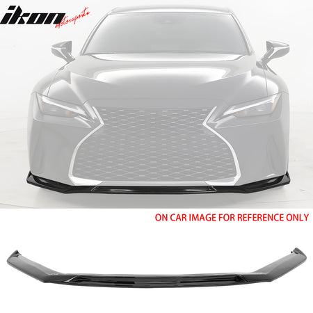 Fits 21-24 Lexus IS300 IS350 Sedan ABS IKON Front Bumper Lip