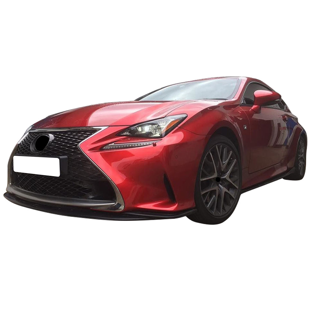 Fits 15-17 Lexus RC300 RC350 F Sport Silkblaze Style Front Bumper Lip Spoiler PP