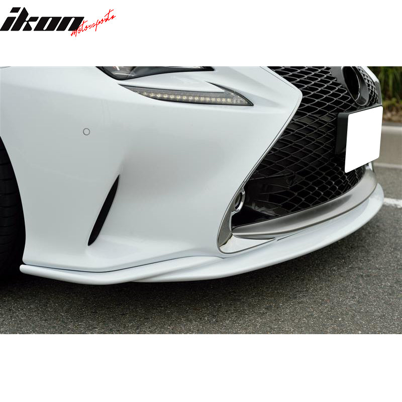 Fits 15-17 Lexus RC300 RC350 F Sport Silkblaze Style Front Bumper Lip Spoiler PP