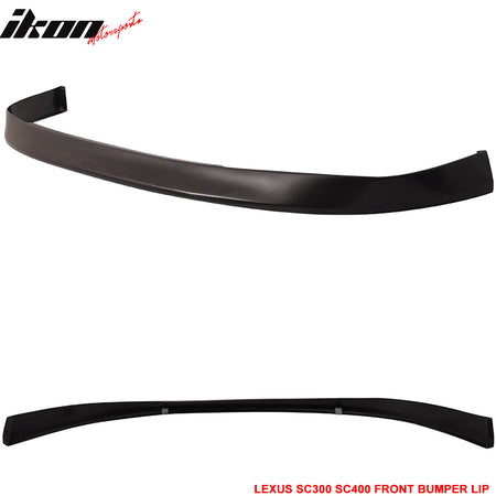 Fits 97-00 Lexus SC300 SC400 Front Bumper Lip Spoiler Unpainted PU Splitter Kit