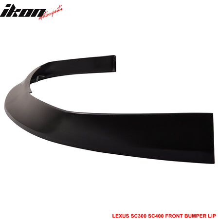 Fits 97-00 Lexus SC300 SC400 Front Bumper Lip Spoiler Unpainted PU Splitter Kit