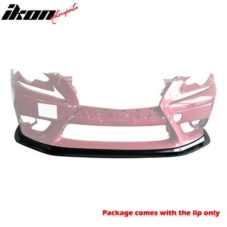 Fits 14-16 Lexus IS250 IS350 Base MDA Style Front Bumper Lip Splitter Unpainted