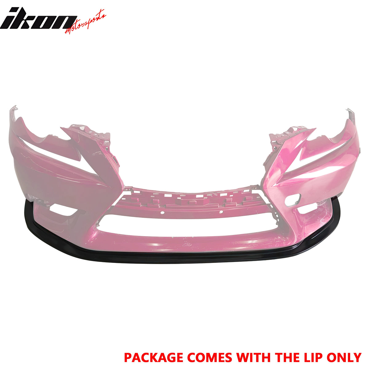 Fits 14-16 Lexus IS Base SK Style Front Bumper Lip Spoiler Splitter Unpainted PU