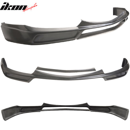 Fits 09-11 Mazda 3 Mazda3 4Dr K Style Front Bumper Lip Spoiler - PU