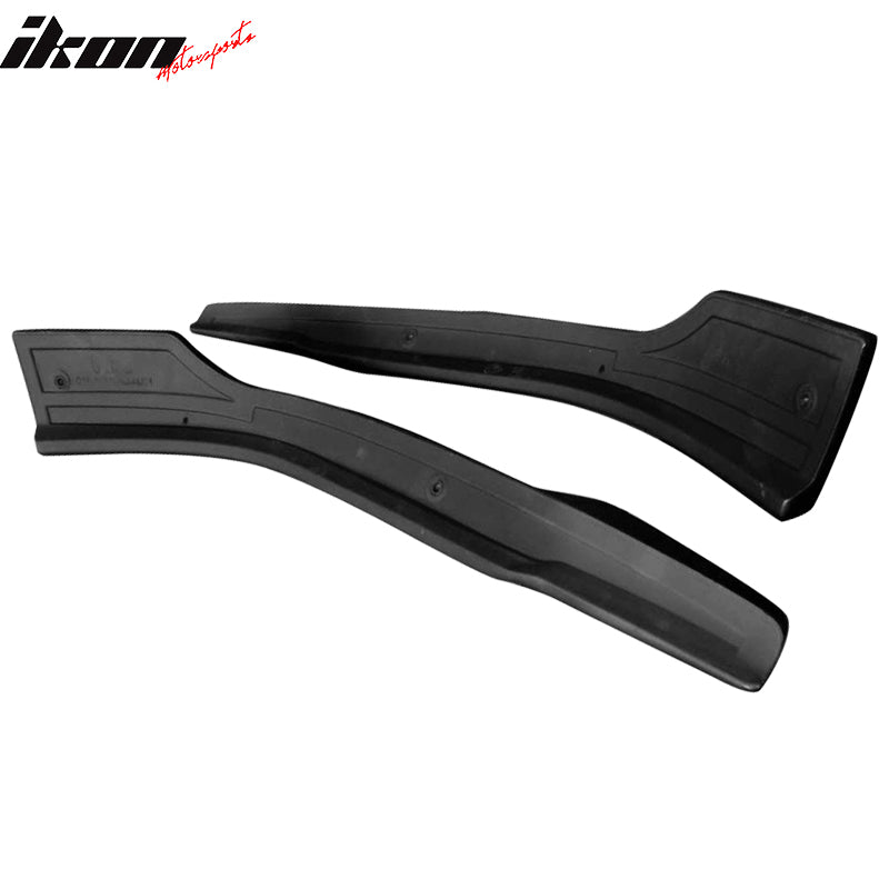 Fits 16-17 Mazda 6 2PCS Front Bumper Lip Splitter Spoiler Winglet Unpainted ABS