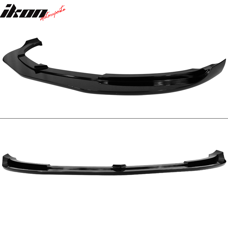 Fits 14-16 Mercedes-Benz C117 CLA Class Revo Style Front Bumper Lip Gloss Black