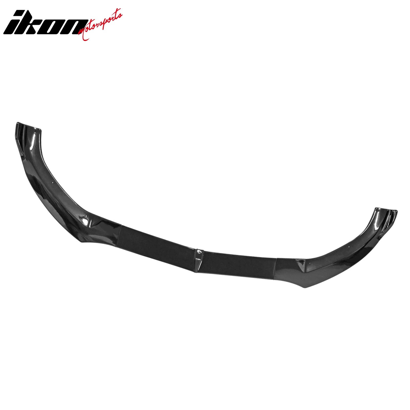 IKON MOTORSPORTS Front Bumper Lip, Compatible with 2015-2018 Mercedes-Benz W205 C-Class, DP Style PP Polypropylene Air Dam Chin Spoiler Protector Splitter 3PCS