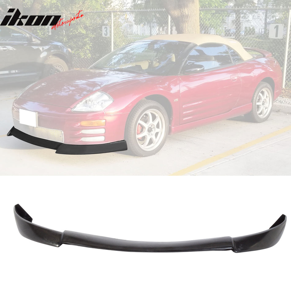 2000-2002 Mitsubishi Eclipse SS Unpainted Black Front Bumper Lip PU