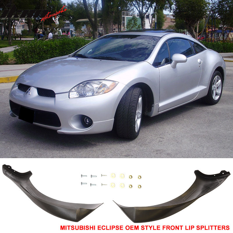 Fits 06-08 Mitsubishi Eclipse OE Factory Style Front Bumper Lip Splitter