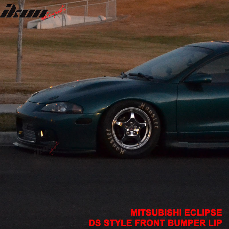 Fits 97-99 Mitsubishi Eclipse DS Style Aero One Front Bumper Lip Spoiler PU Kit