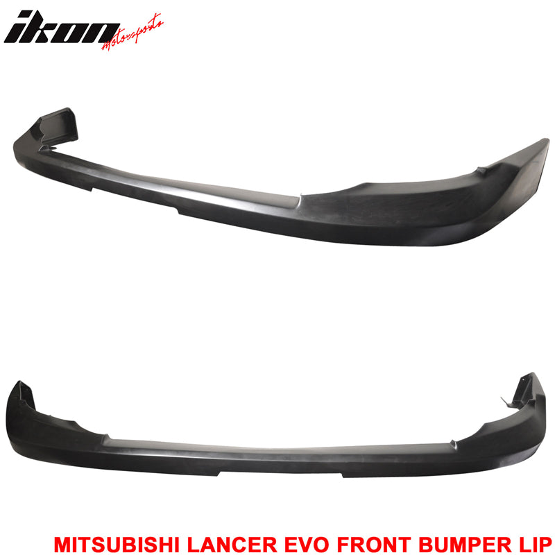 Fits 08-15 Lancer EVO X JDM OE Style Front Bumper Lip -  PU